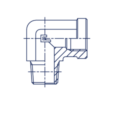 Штуцер FSС90 NPT 1/4