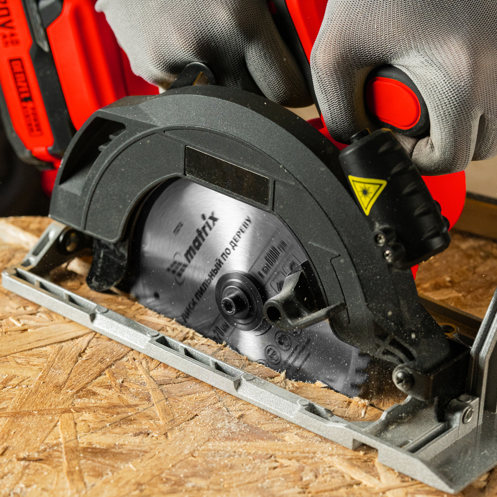 Пильный диск по дереву, 185 х 20 мм, 24 зуба, кольцо 16/20 Matrix Professional