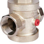 Редуктор давления PN25 1 1/4" вн/вн с выходом под манометр ROMMER (RVS-0008-000032)