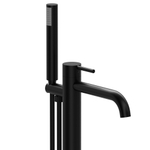 Напольный смеситель для ванны Raiber Premium, Graceful RPB-010, матовый черный