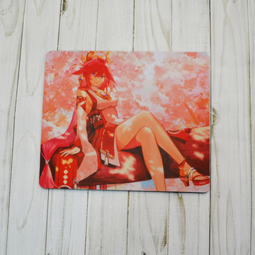 Коврик для мыши "Genshin Impact / Геншин - Яэ Мико"