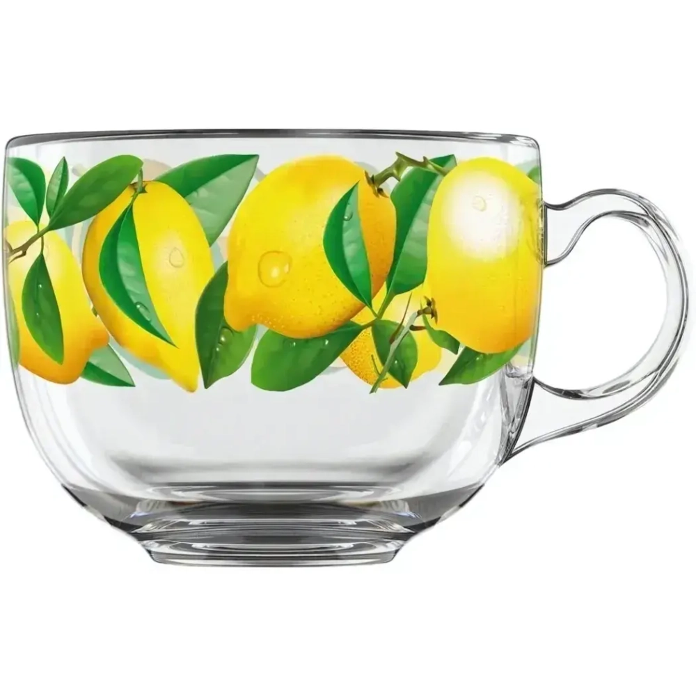 Кружка 480мл. арт.2027-Д "Лимоны"