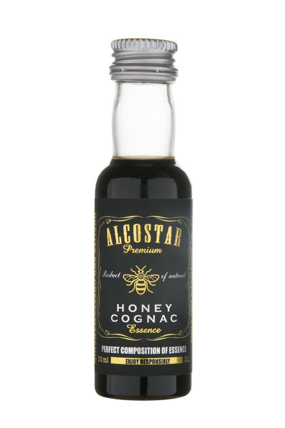 PREMIUM Alcostar Медовый Коньяк, Honey Cognac (эссенция, ароматизатор пищевой) 30 мл на 3л