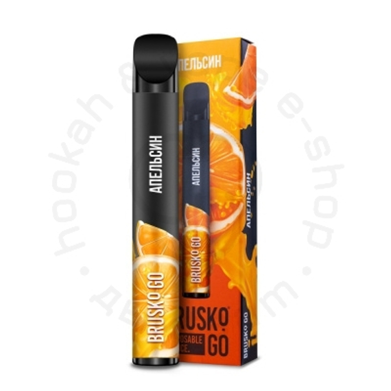 Одноразовая ЭС Brusko Go, до 800 затяжек, Апельсин, №20
