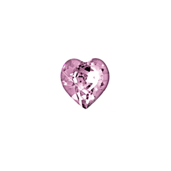 Серьги для ушей BIOJOUX BJ0254 Titan SWAROVSKI Pink Heart 5mm Италия