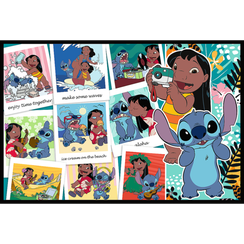 Pazl / Пазлы / Puzzles - "2x200" - The happy life of Stitch / Disney Lilo&Stitch