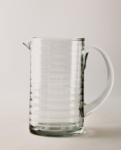 Zara Home кувшин из стекла, цвет прозрачный, 17 см