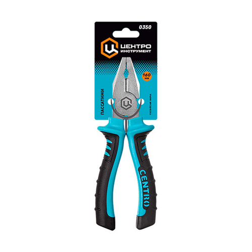Плоскогубцы Центроинструмент 180 мм , 2-компонентные рукоятки, арт.0351