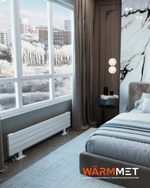 Радиатор WARMMET водяной напольный горизонтальный Flat 60 НN (W) БЕЛЫЙ RAL9016