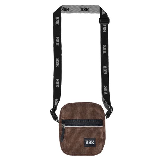 Сумка HOOK Мессенджер Смол "Вельвет" коричневый