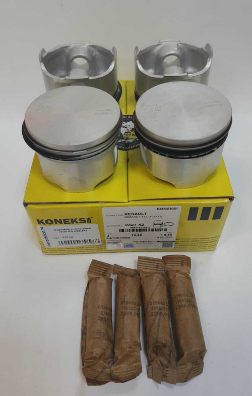 Поршни с кольцами +0.50 Z16XEP KONEKS