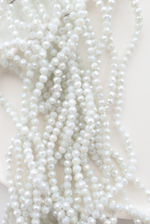 Бусины стеклянные рондель 4*3мм