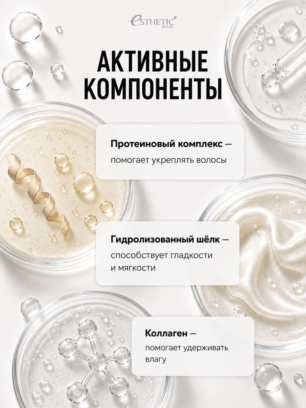 [ESTHETIC HOUSE] Кондиционер для волос ПРОТЕИНОВЫЙ CP-1 BС Intense Nourishing Conditioner Version 2.0, 100мл