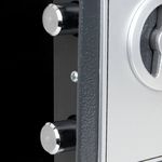 Сейф мебельный DASWERK SC-250EL (250х350х250 мм), электронный замок, графит, 291343