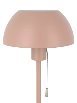 Торшер настольный с абажуром из металла