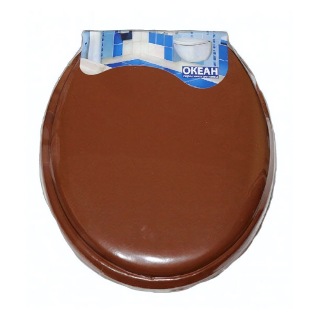 Мягкая крышка-сиденье для унитаза "VANNA LUX" цвет коричневый