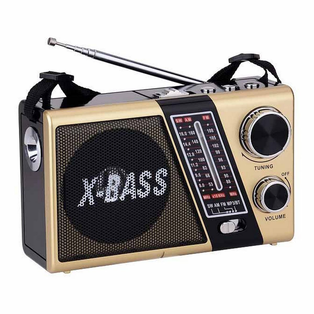 Радиоприемник с MP3 плеером и Bluetooth +фонарь XB-751BT