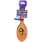 Расческа массажная зеркальная «Animals», авокадики, микс 4 цвета, 7*22 см (блистер Ultramarine)●