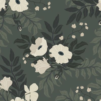 Белые анемоны