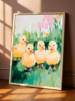 Постер весна 40х50 см интерьерный пасха декор