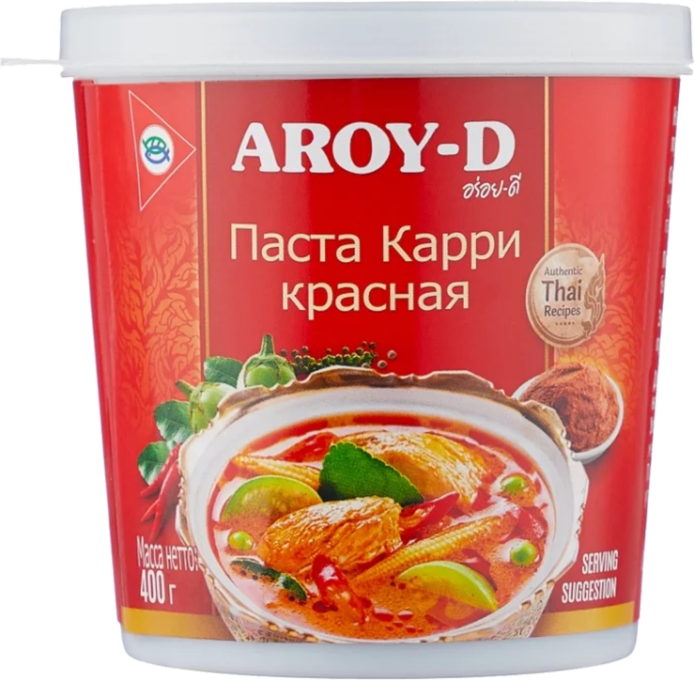 Aroy-D Паста Карри красная, 400 г