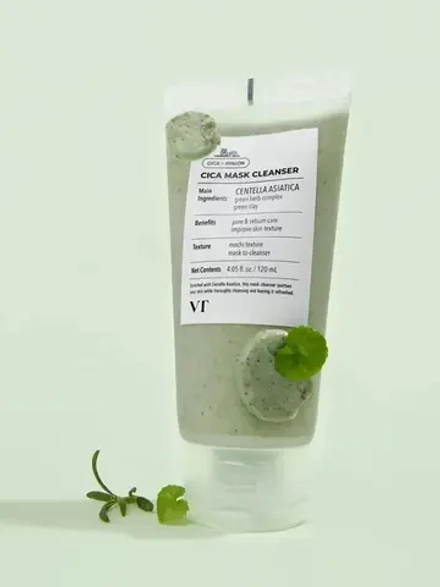 VT Cosmetics Очищающая маска-пенка с центеллой и ретинолом Cica Mask Cleanser 120 мл