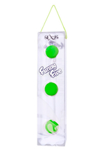 Трехрядные анальные шарики зеленые Funny Five (ярко-зеленый) (Цвет: ярко-зеленый)