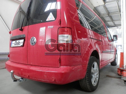 Фаркоп оцинкованный Galia V067C для Volkswagen Caddy 2004-(паспорт и сертификат в комплекте)(без электрики)