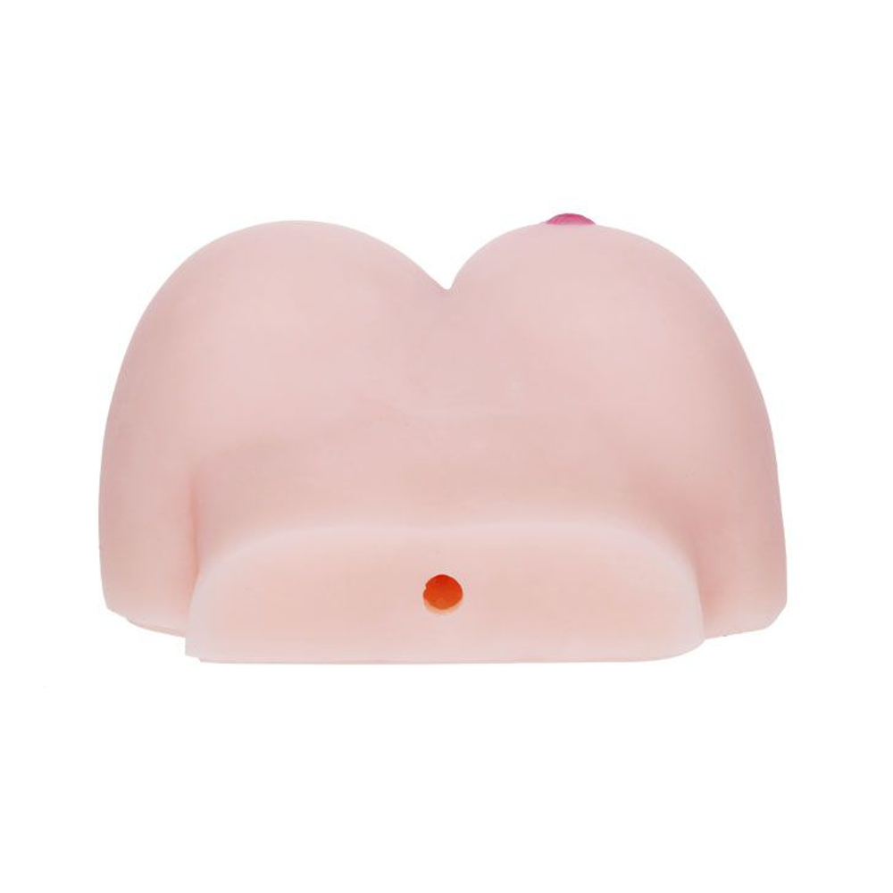 Тугой анус и вагина с вибрацией (Цвет: телесный)