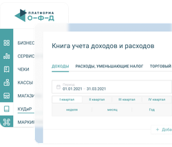 Электронная книга учёта доходов и расходов (КУДиР) - ИП
