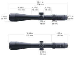 Оптический прицел Vector Optics Forester 3-15x50, сетка L4a, 30 мм, азотозаполненный, с подсветкой (SCOM-16P)