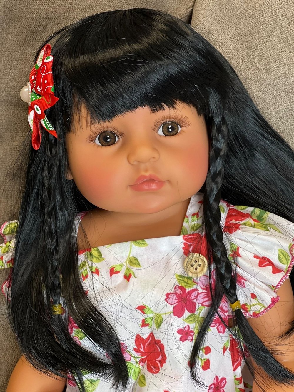 Кукла Реборн виниловая 55см в пакете (FA-571)