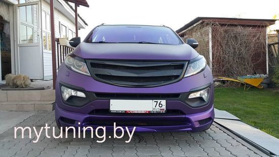 Накладка JSW переднего бампера для Kia Sportage III