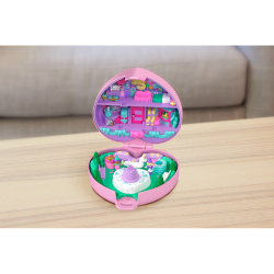 Polly Pocket - Памятный штампик Компактный набор + 2 куколки + аксессуары HWP20