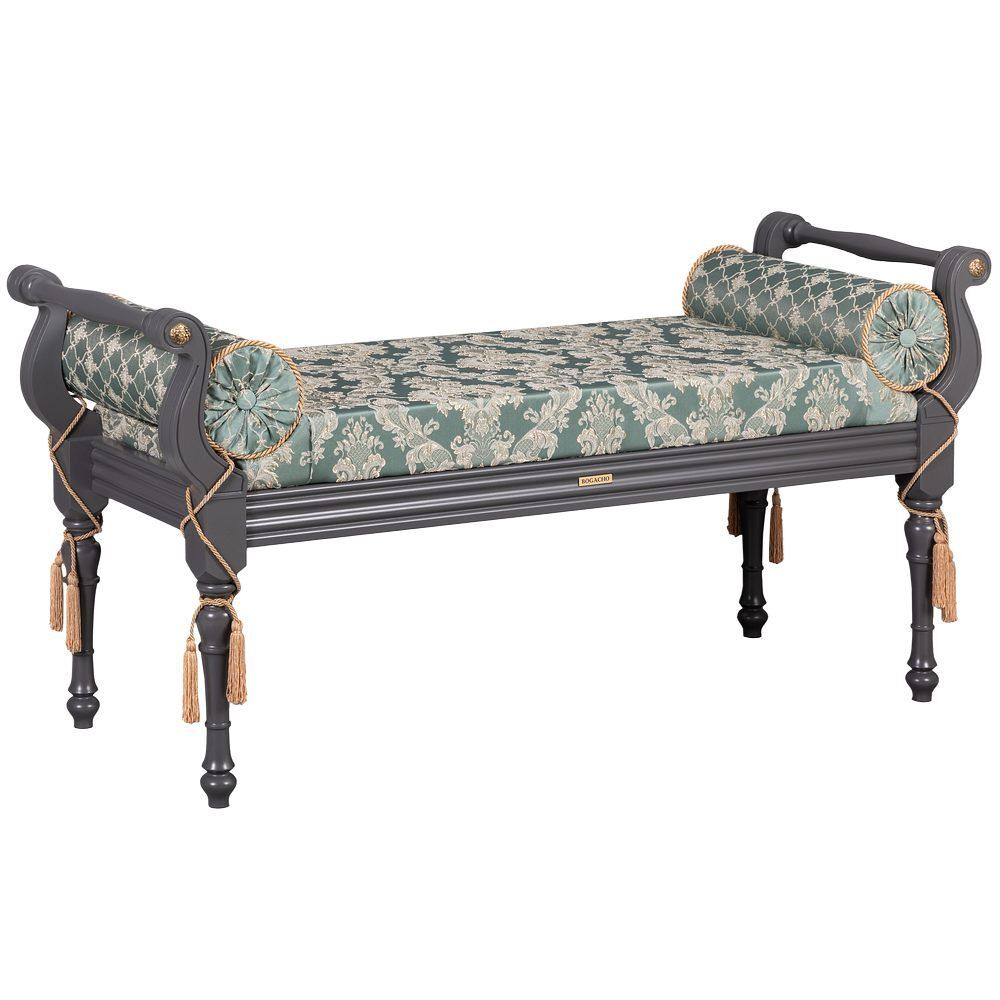 Банкетка Флоренция Серый Каледония Даймонд Минт