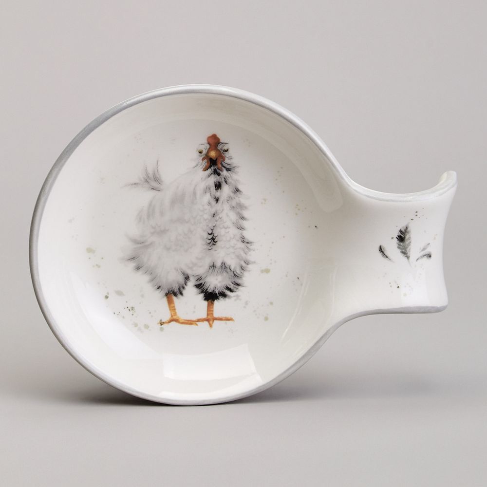 ПОДСТАВКА ПОД ЛОЖКУ LEFARD "FUNNY HENS" 15*11,5*2,5 СМ (КОР=48ШТ.)