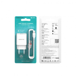 Сетевое зарядное устройство BOROFONE BA20A Sharp, кабель Lightning, 012993 Черный