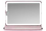 Зеркало косметическое - планшет CleverCare с LED подсветкой, цвет розовый