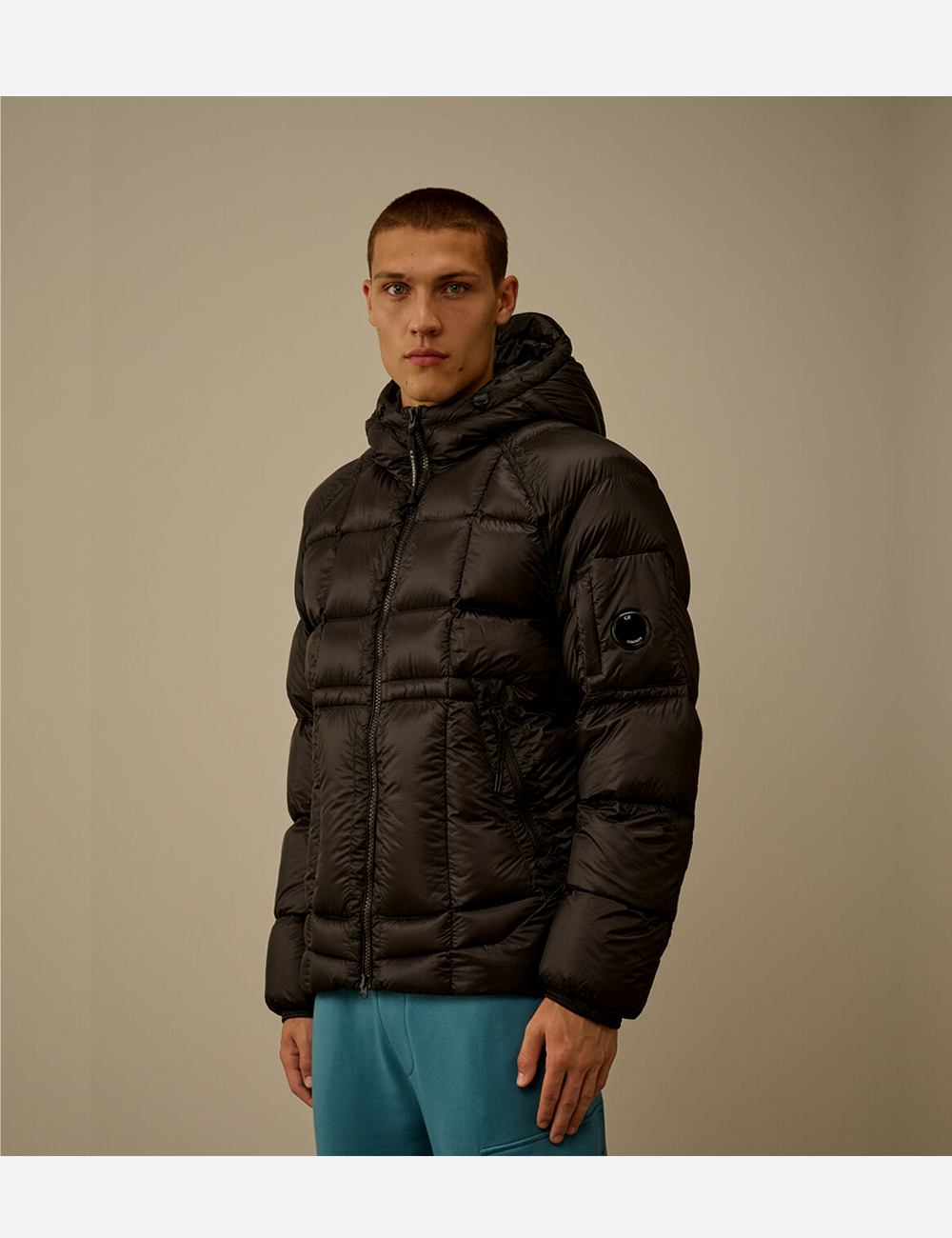 C.P. Company Shell Down Puffer Jacket "Black" (RFCMOW702A110416A999)