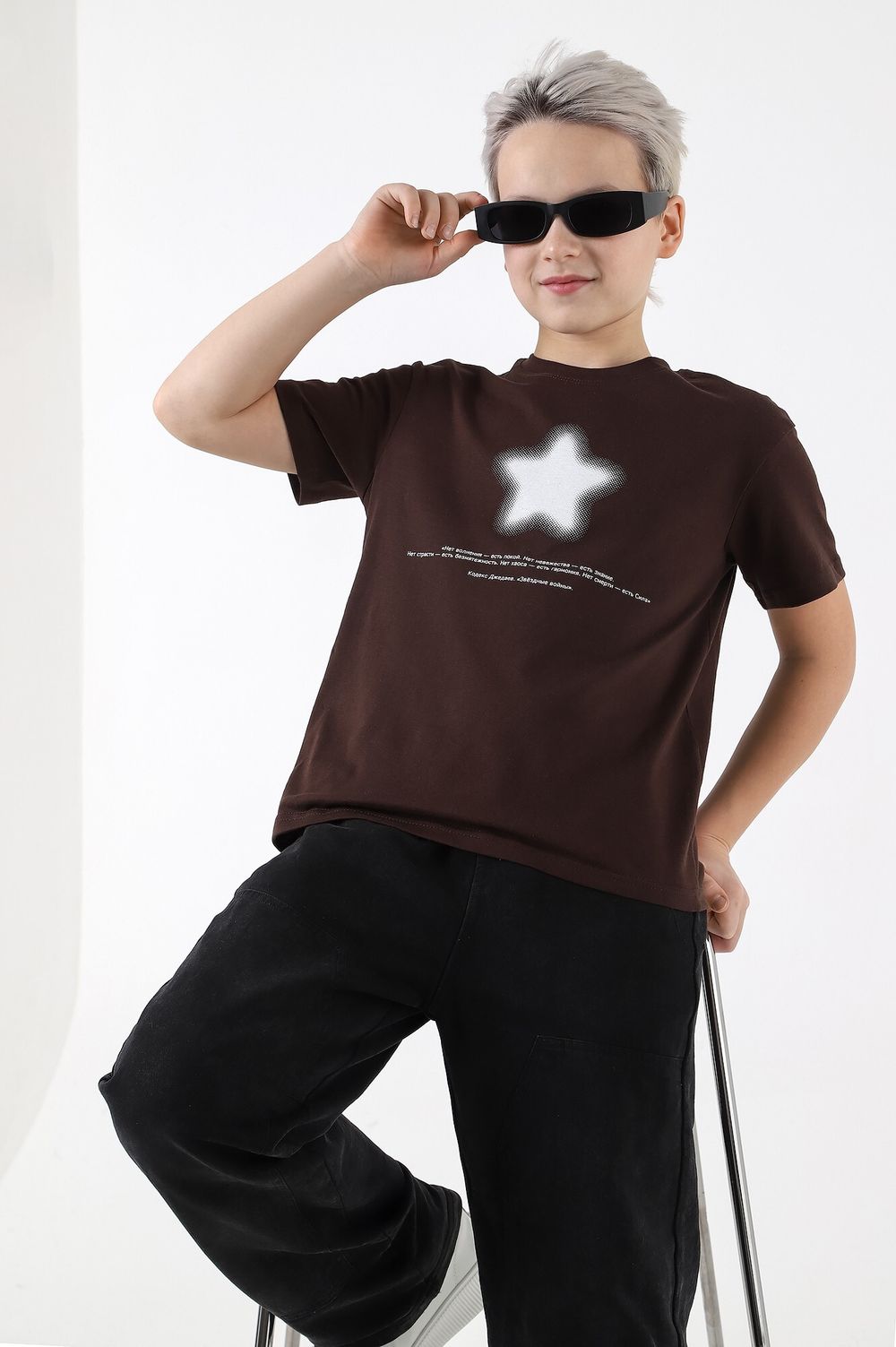 Фуфайка для мальчика Герой-1 Виотекс КОРИЧНЕВЫЙ