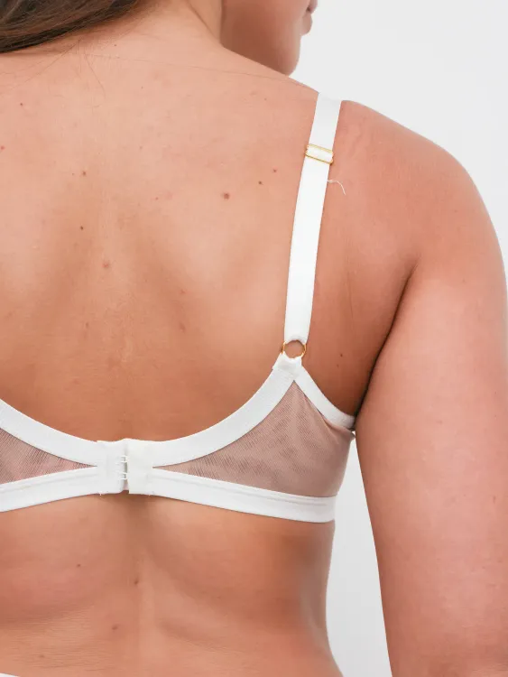 Бюстгальтер Zebra мягкая чаша на каркасах (молоко/скин)