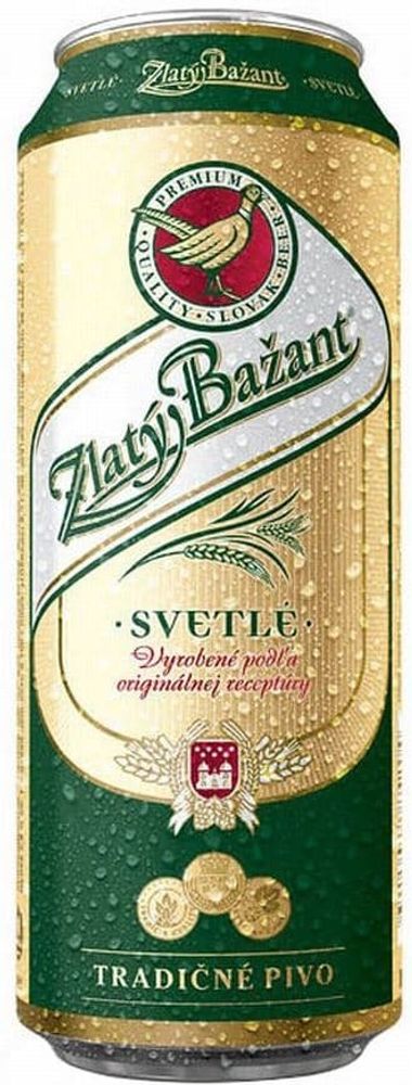 Zlatý Bažant Svetle 0.5 л. - Ж/Б( 24 шт.)