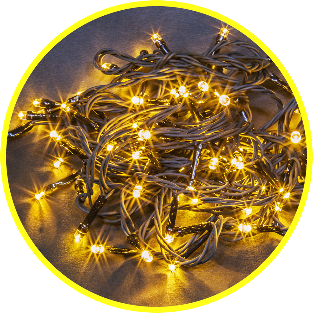 Гирлянда Navigator 61 827 NGF-S01-140WW-10-15.5m-230-C8-BL-IP44