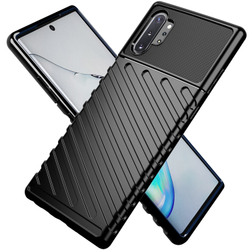 Чехол для Samsung Galaxy Note 10+ цвет Black (черный), серия Onyx от Caseport