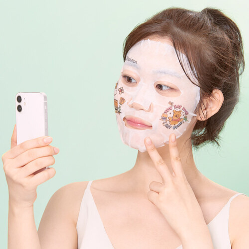 Маска тканевая увлажняющая с алоэ JMsolution Disney collection selfie moisture aloe mask, 30 мл