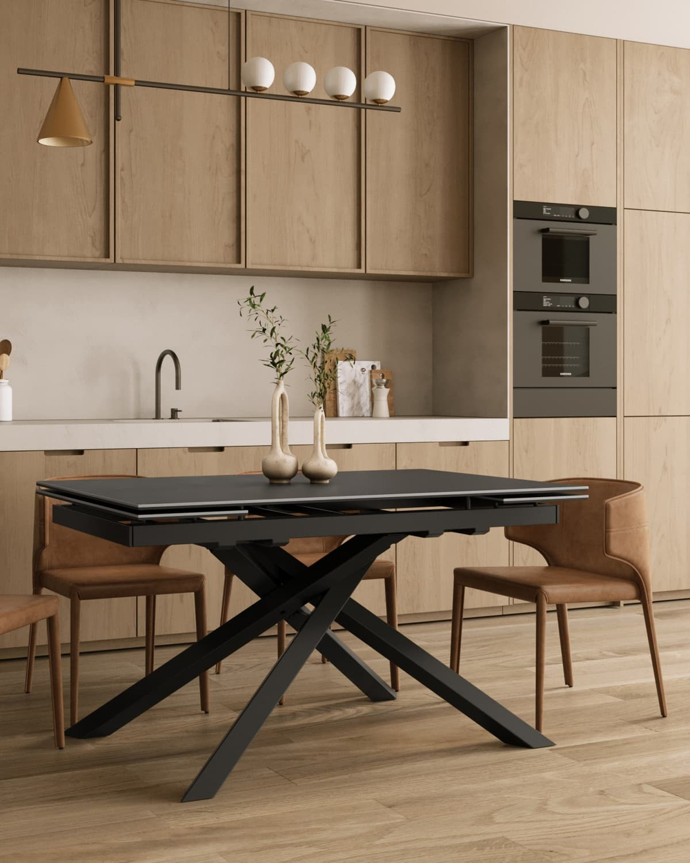 Стол обеденный Альянс раскладной 140-200*90 керамика