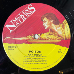 Винтажная виниловая пластинка LP Poison Cry Tough (UK 1987)