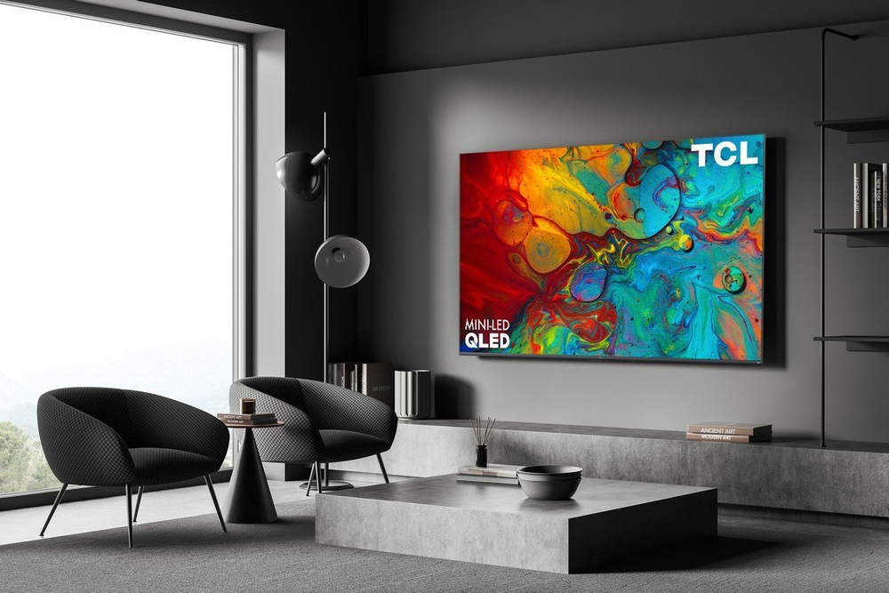 Телевизор TCL 85C855 ,QLED, 4K Ultra HD,Черный