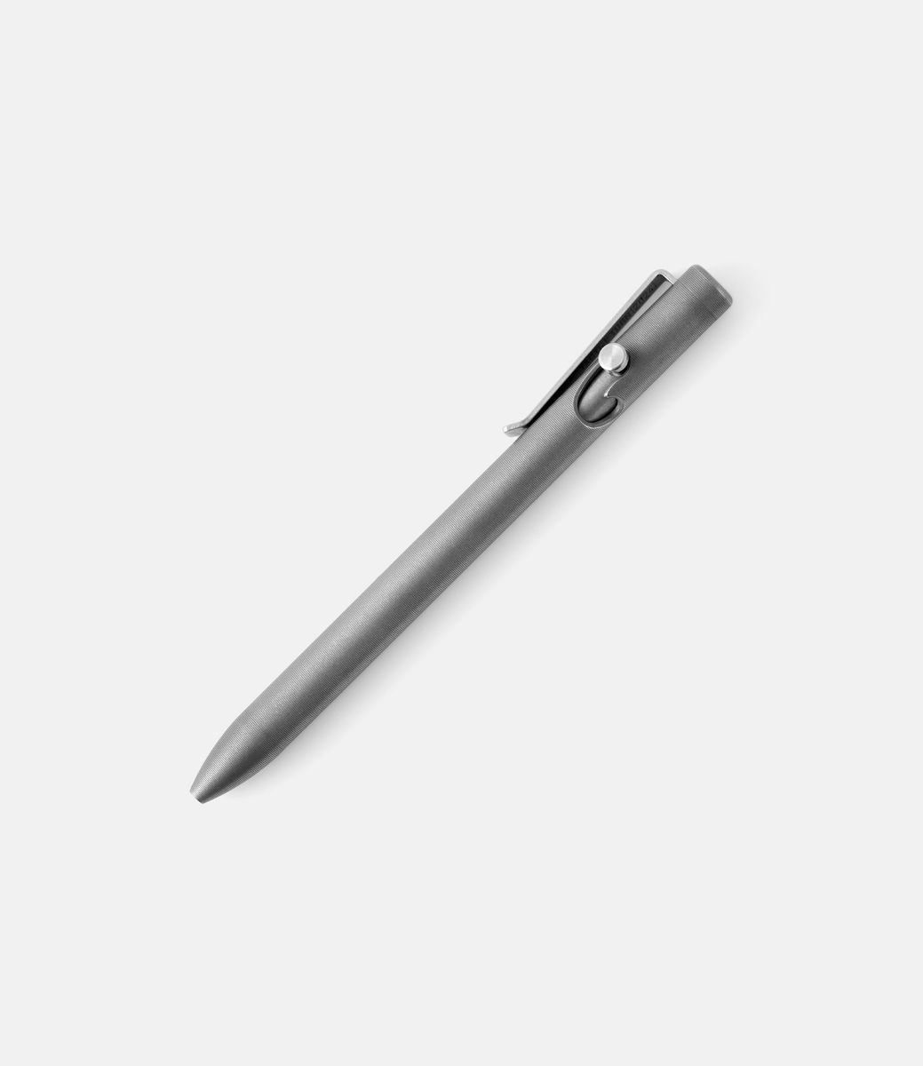 Tactile Turn Bolt Action Pen Titanium Stonewashed — ручка из титана