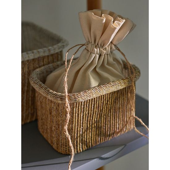 Набор из 4-х корзин для хранения sustainable collection, бежевый